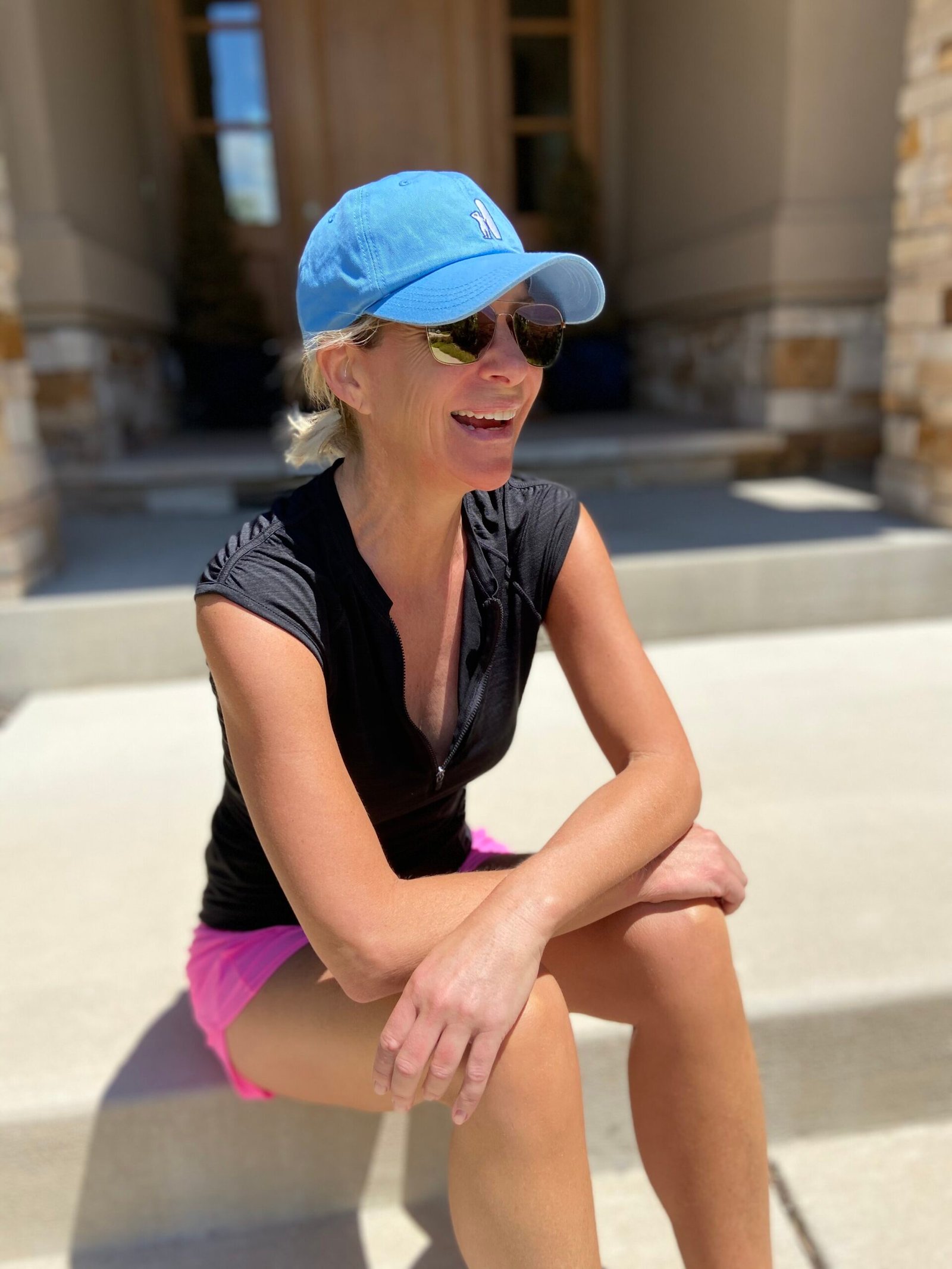 TOP, SHORTS (not SPF), HAT (not SPF)