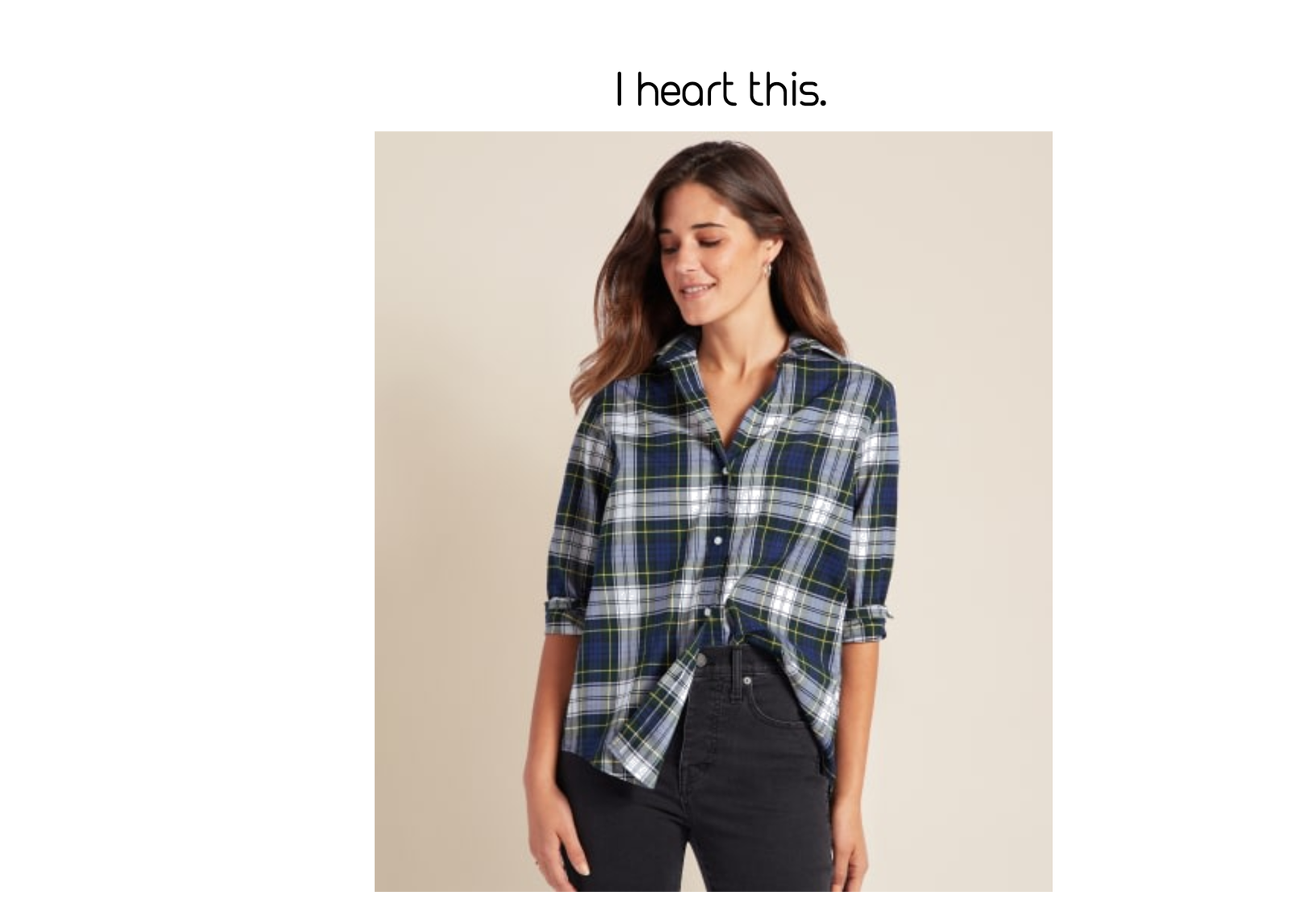 Plaid Top