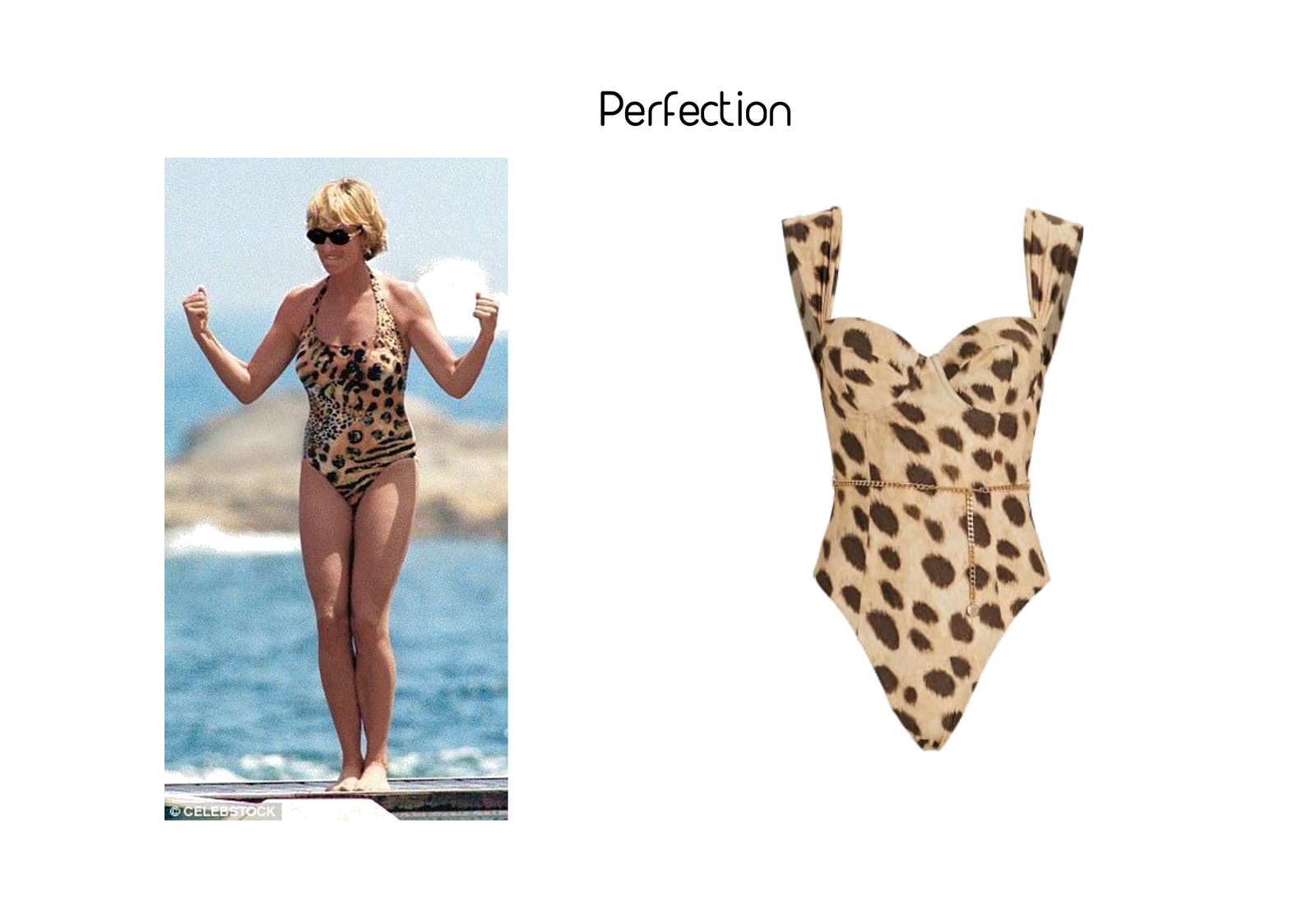 Channeling Diana in this bathing suit!