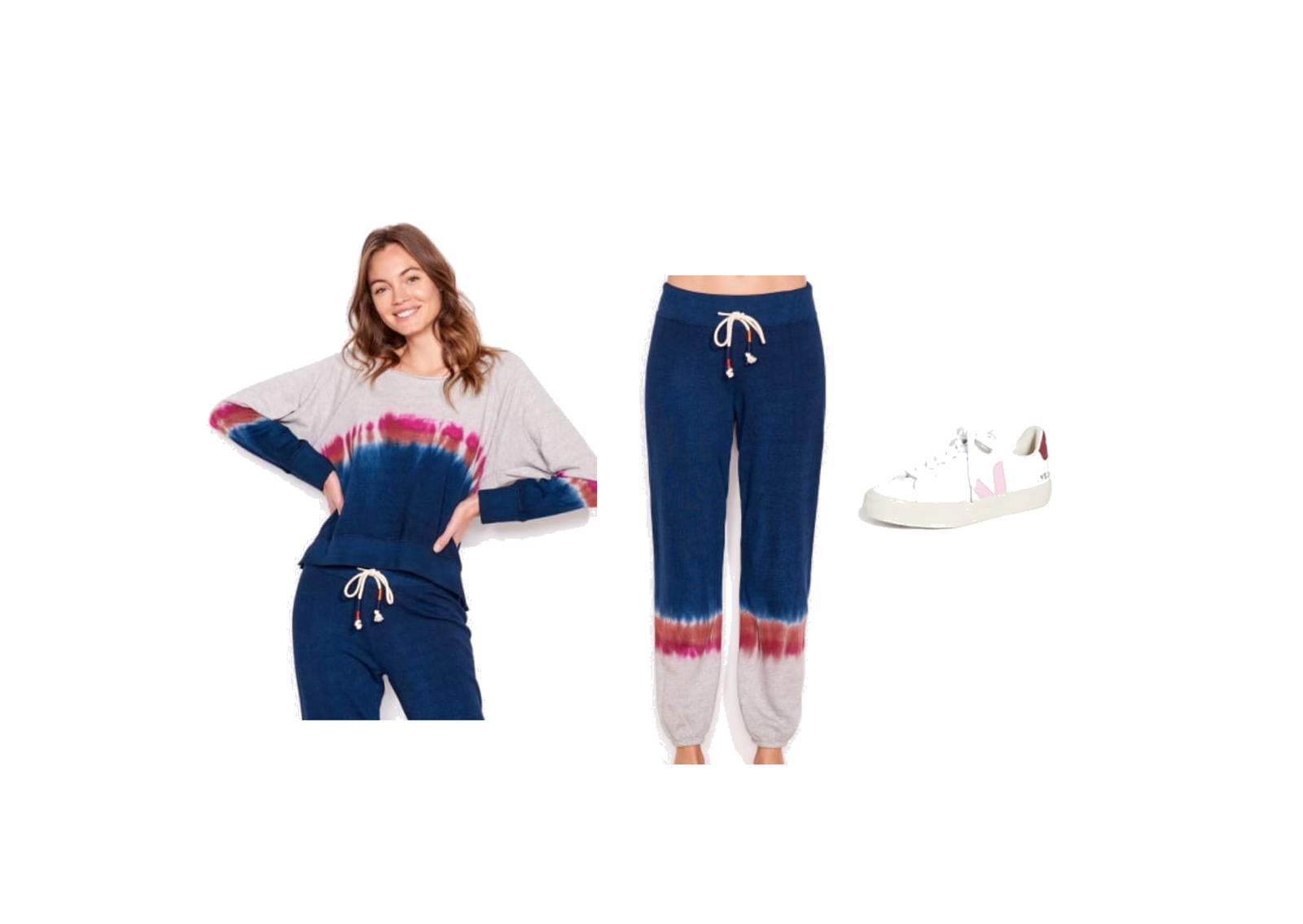 TOP, SWEATS, SNEAKERS