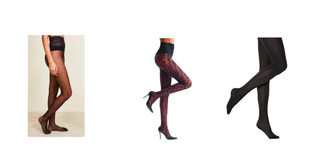 1) Sexy Sheer Tights Here 2) Commando Leopard Tight Here 3) Opaque Tights Here